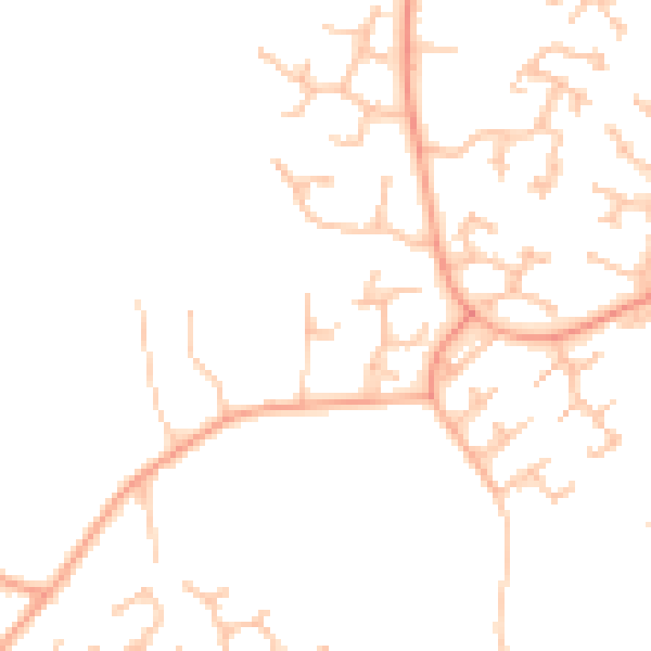 Daytime road noise heatmap for TF3 1AB