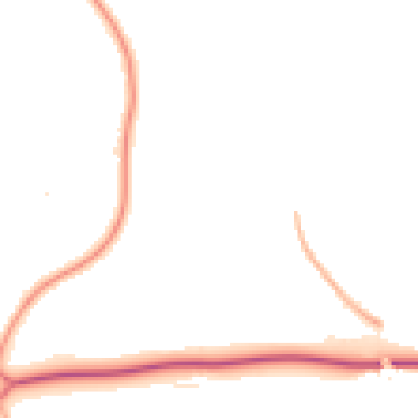 Night-time road noise heatmap for TF3 1BH