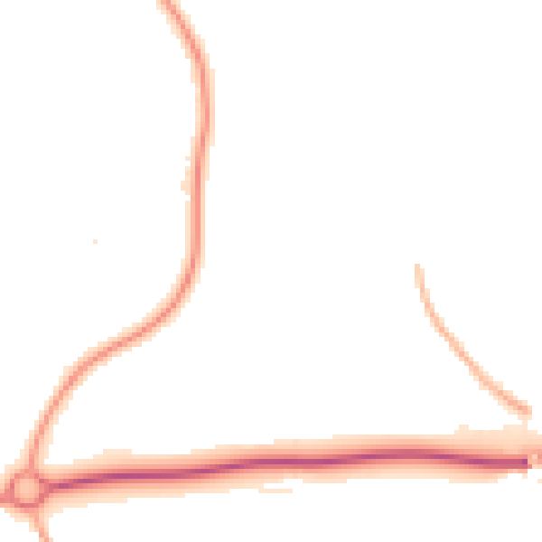 Night-time road noise heatmap for TF3 1BS