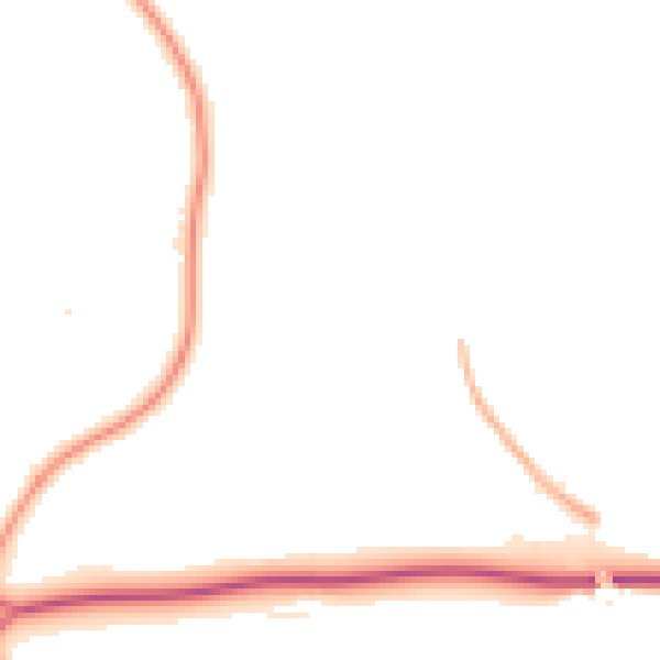 Night-time road noise heatmap for TF3 1BT