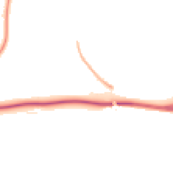 Night-time road noise heatmap for TF3 1BZ