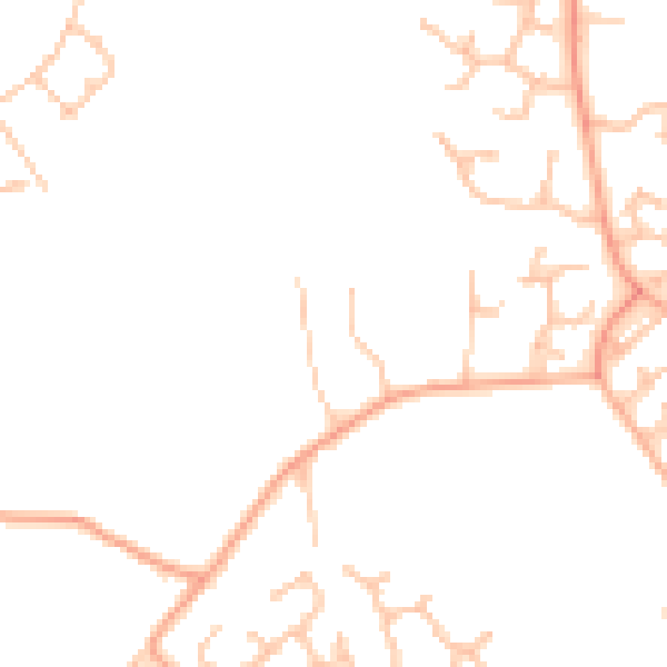 Daytime road noise heatmap for TF3 1DX