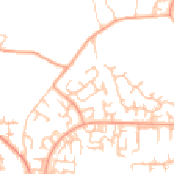 Daytime road noise heatmap for TF3 1ER