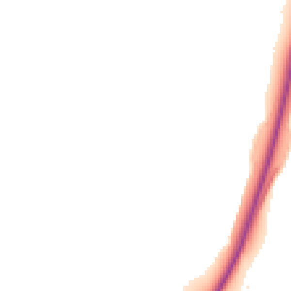 Night-time road noise heatmap for TF3 1EX