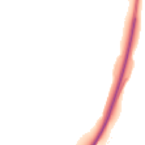 Night-time road noise heatmap for TF3 1EY