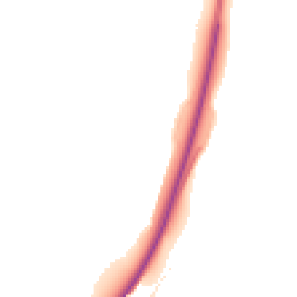 Night-time road noise heatmap for TF3 1QQ