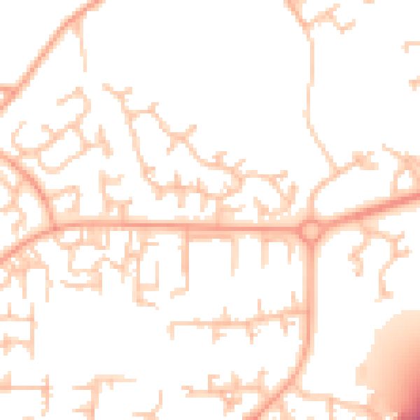 Daytime road noise heatmap for TF3 1RA