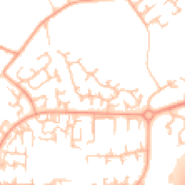 Daytime road noise heatmap for TF3 1RS