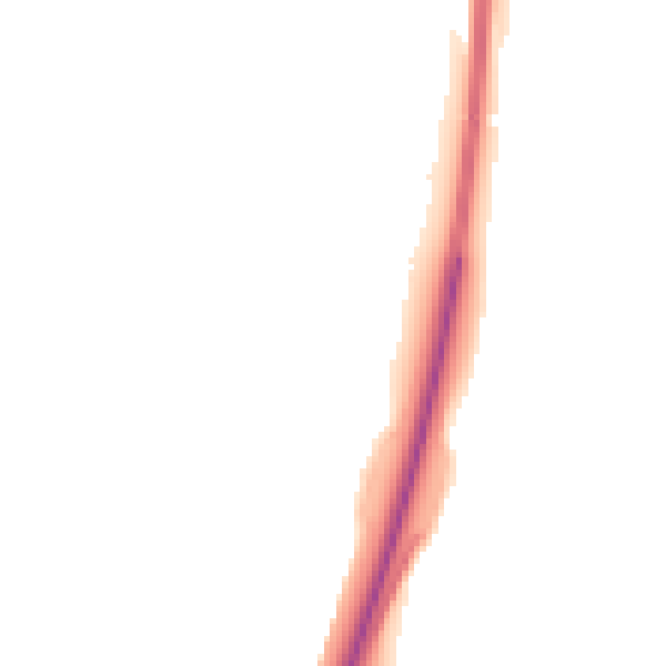 Night-time road noise heatmap for TF3 1XR