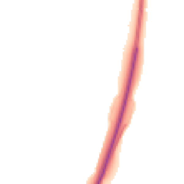 Night-time road noise heatmap for TF3 1XT