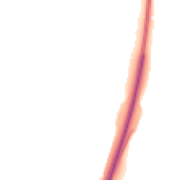 Night-time road noise heatmap for TF3 1XX