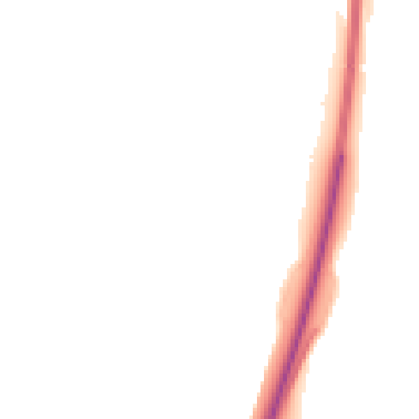 Night-time road noise heatmap for TF3 1YE