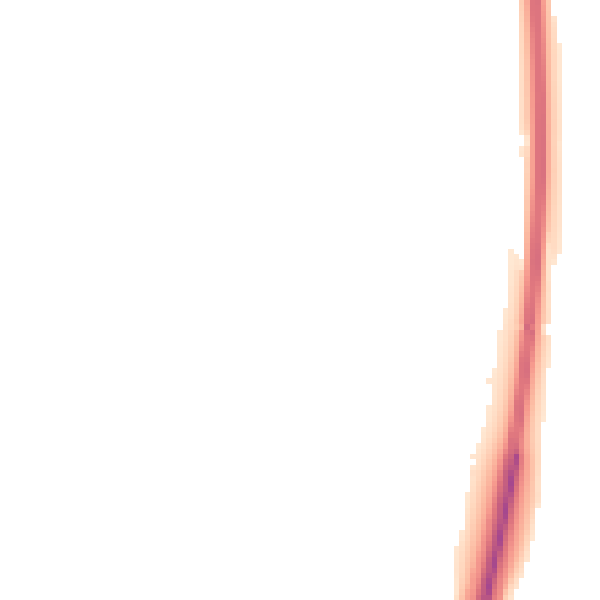 Night-time road noise heatmap for TF3 1YS