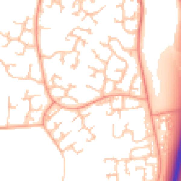 Daytime road noise heatmap for TF3 2AA