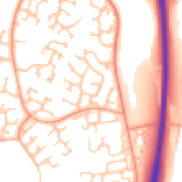 Daytime road noise heatmap for TF3 2AH
