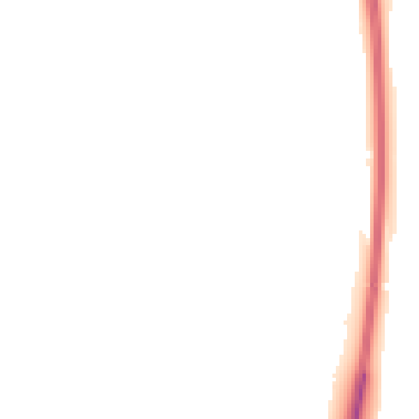 Night-time road noise heatmap for TF3 2AH
