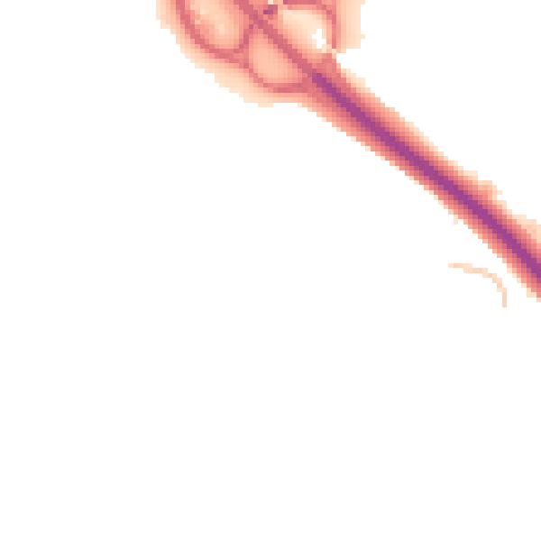 Night-time road noise heatmap for TF3 2BA