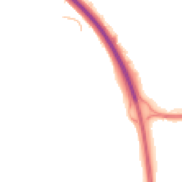 Night-time road noise heatmap for TF3 2DS