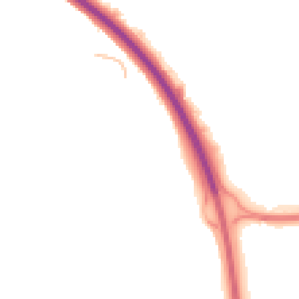 Night-time road noise heatmap for TF3 2DT