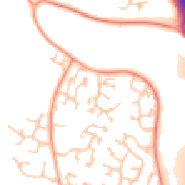 Daytime road noise heatmap for TF3 2JF