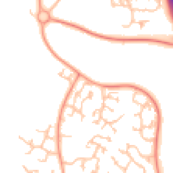 Daytime road noise heatmap for TF3 2LS