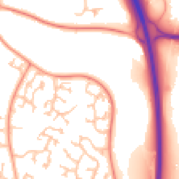 Daytime road noise heatmap for TF3 2NG