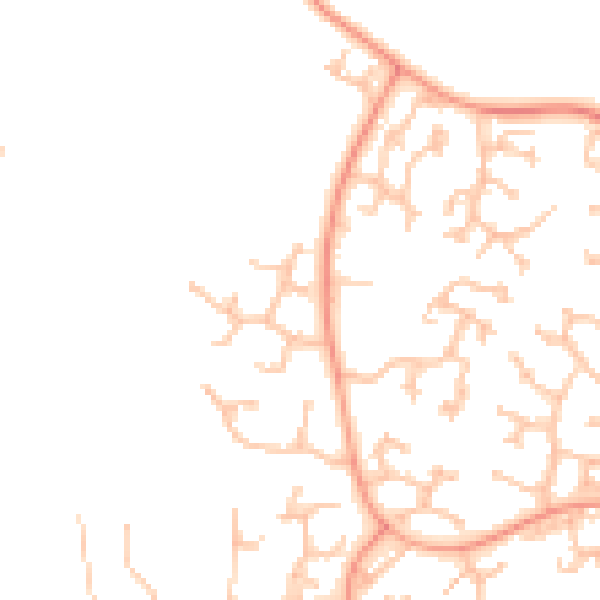 Daytime road noise heatmap for TF3 2NP