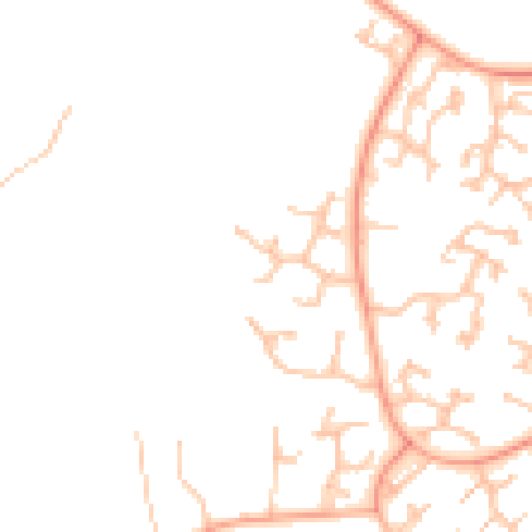 Daytime road noise heatmap for TF3 2NQ