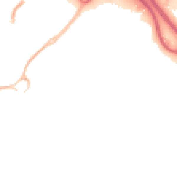 Night-time road noise heatmap for TF3 4BS