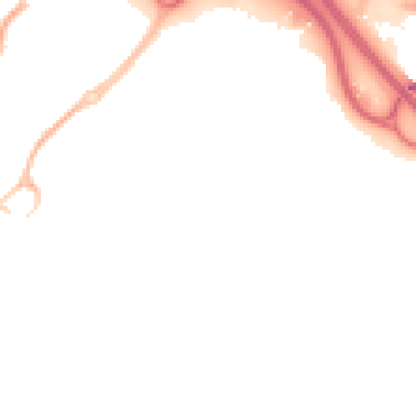 Night-time road noise heatmap for TF3 4BT