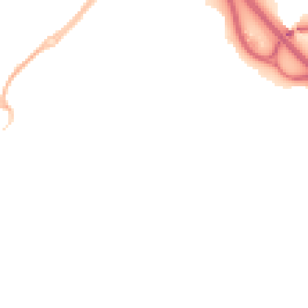 Night-time road noise heatmap for TF3 4BW