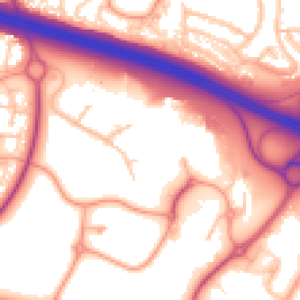 Daytime road noise heatmap for TF3 4TF