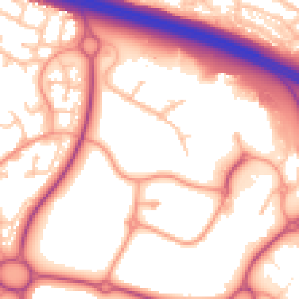 Daytime road noise heatmap for TF3 4TH
