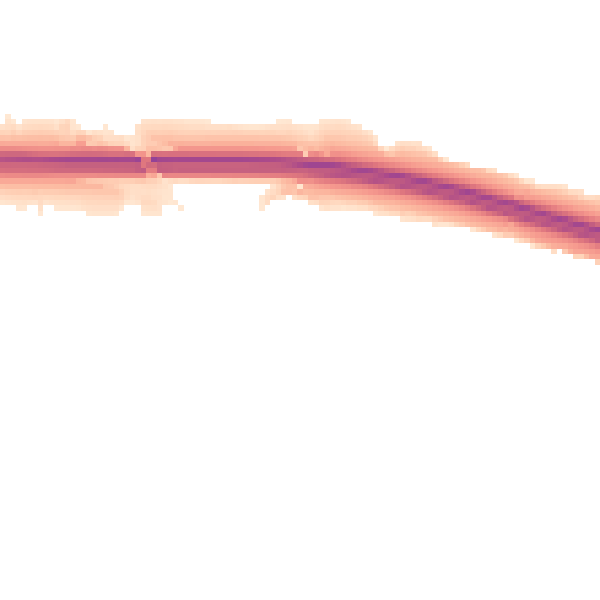 Night-time road noise heatmap for TF3 5BB