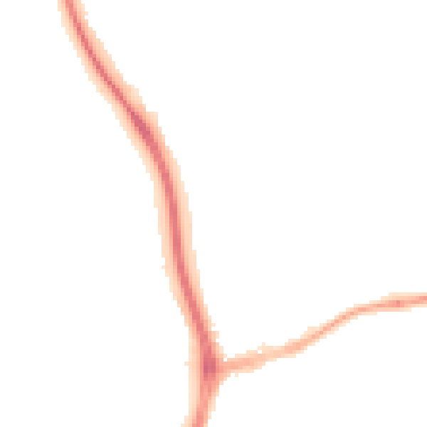 Night-time road noise heatmap for TF3 5GX