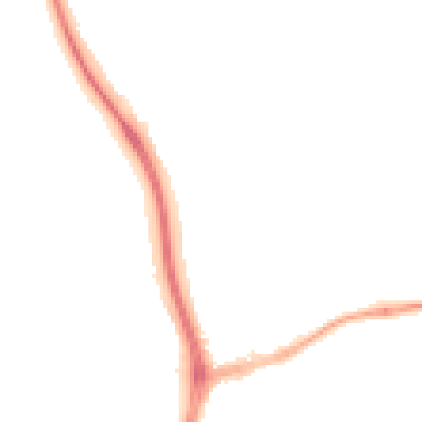 Night-time road noise heatmap for TF3 5GY