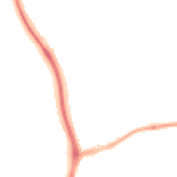 Night-time road noise heatmap for TF3 5HN