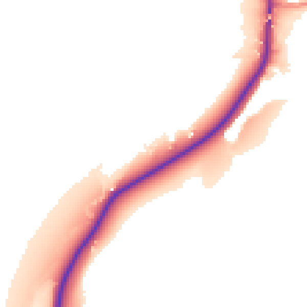 Daytime road noise heatmap for TF8 7BP