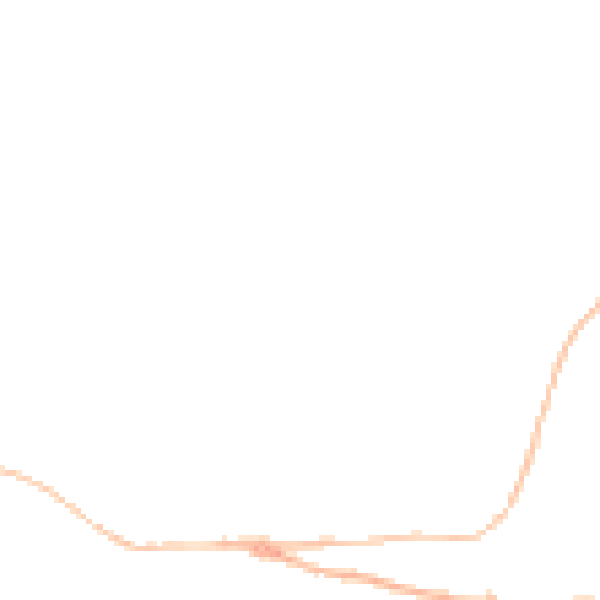 Night-time road noise heatmap for TF8 7BQ