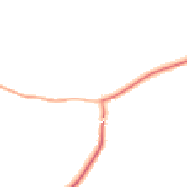 Night-time road noise heatmap for TF8 7BU