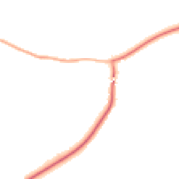 Night-time road noise heatmap for TF8 7BW