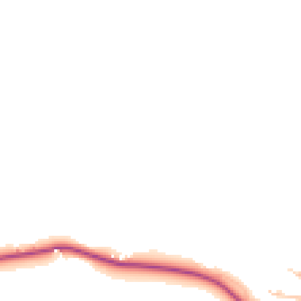 Daytime road noise heatmap for TF8 7DE