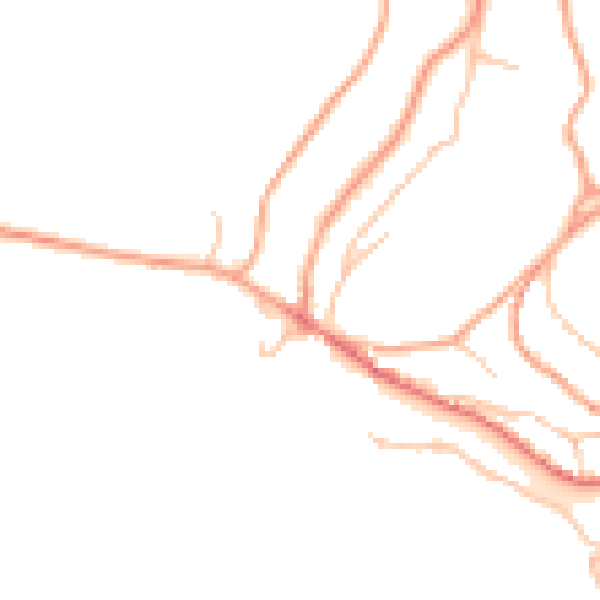 Daytime road noise heatmap for TF8 7DG