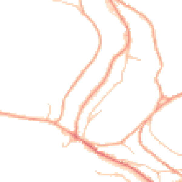 Daytime road noise heatmap for TF8 7DL
