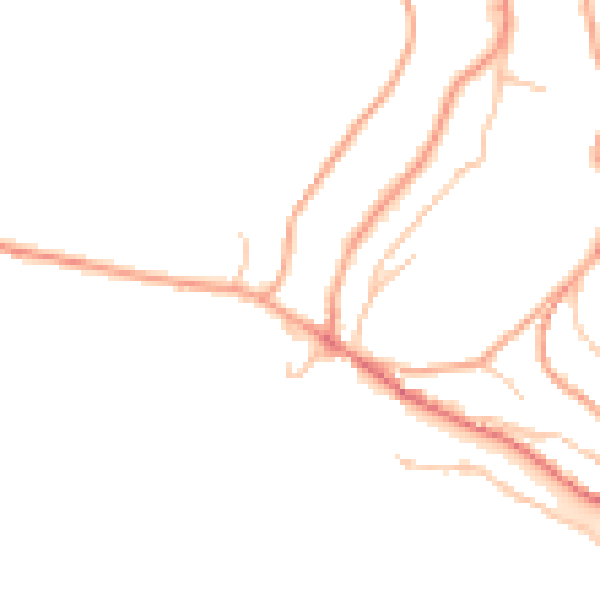 Daytime road noise heatmap for TF8 7DN