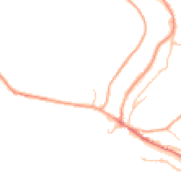 Daytime road noise heatmap for TF8 7DP