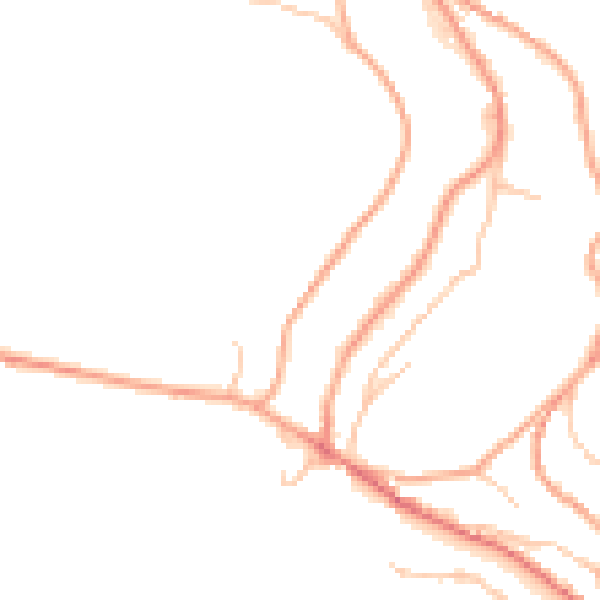 Daytime road noise heatmap for TF8 7DR