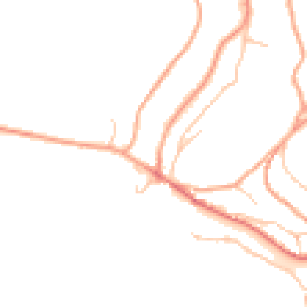 Daytime road noise heatmap for TF8 7DS