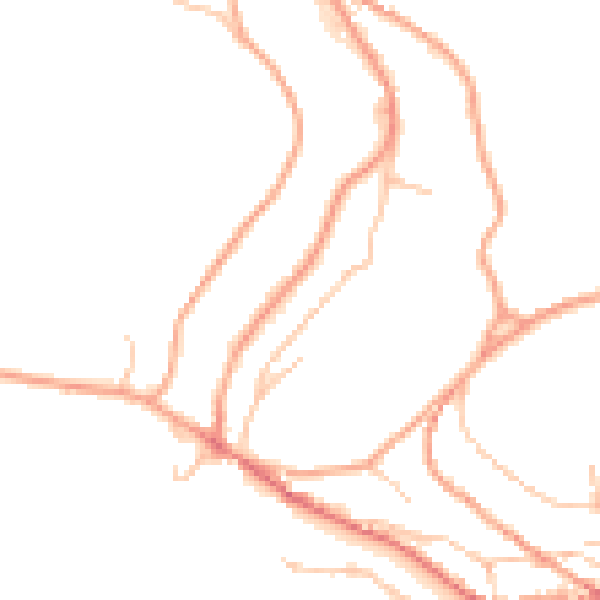 Daytime road noise heatmap for TF8 7DT