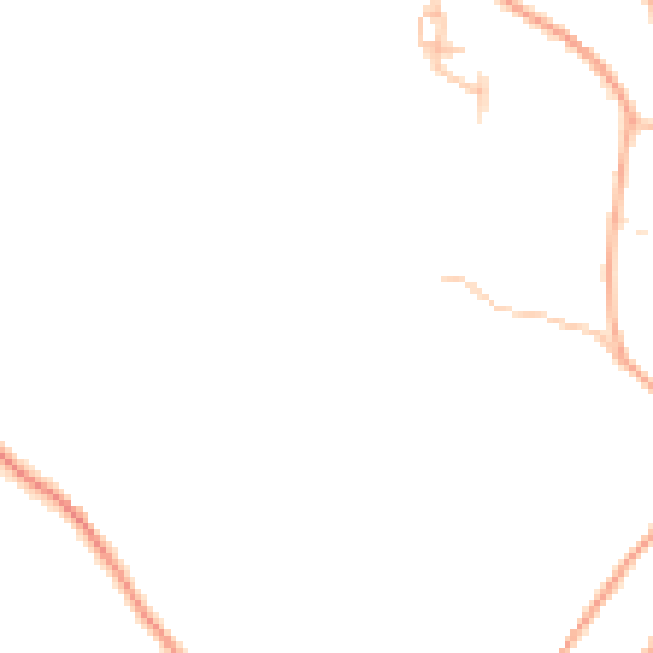 Daytime road noise heatmap for TF8 7EY